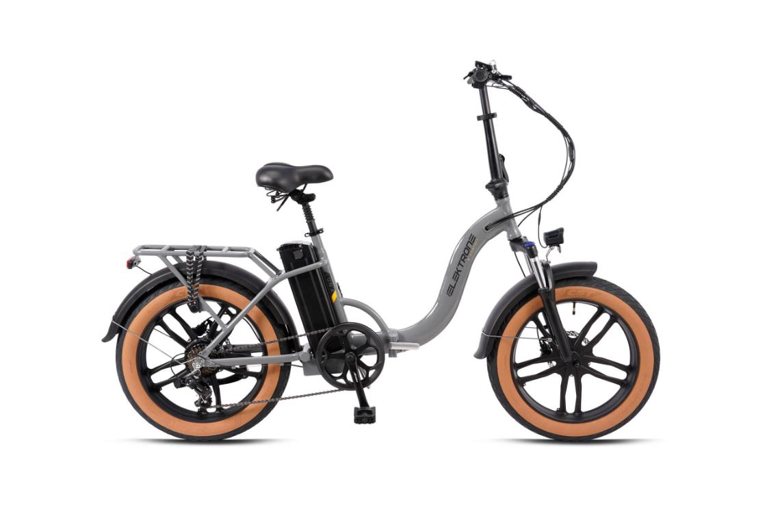 Elektrone LUNA Hidrolik Disk Fren Katlanır E- Bİke Nardo Gri Siyah