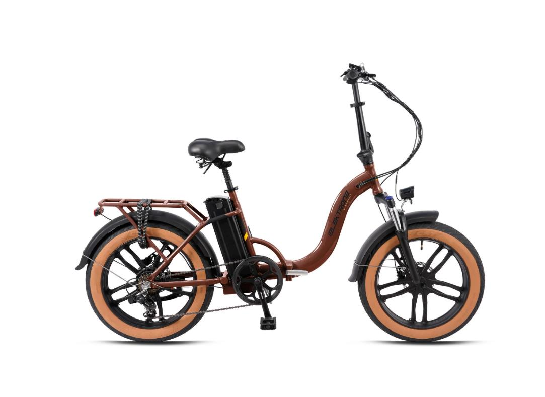 Elektrone LUNA Hidrolik Disk Fren Katlanır E- Bİke Bakır Siyah