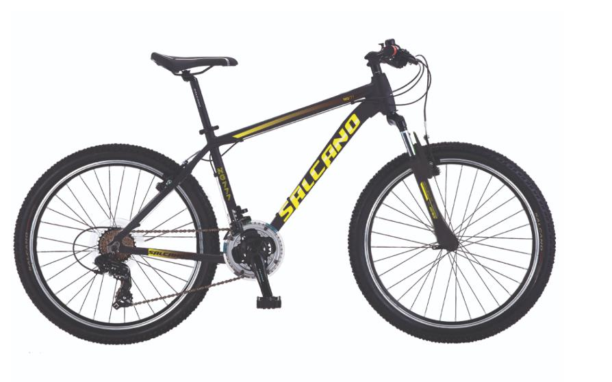 Salcano NG777 27,5 V 18” Mat Siyah Sarı Dağ Bisikleti