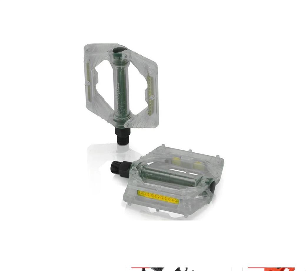 XLC PD-M16 Bilyalı Transparan Platform Bisiklet Pedalı Şeffaf