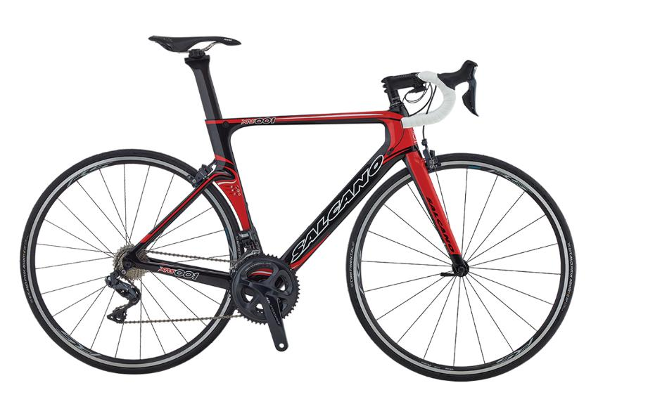 Slacano XRS001 Uci 105 56CM Siyah Kırmızı Karbon Yol Yarış Bisikleti