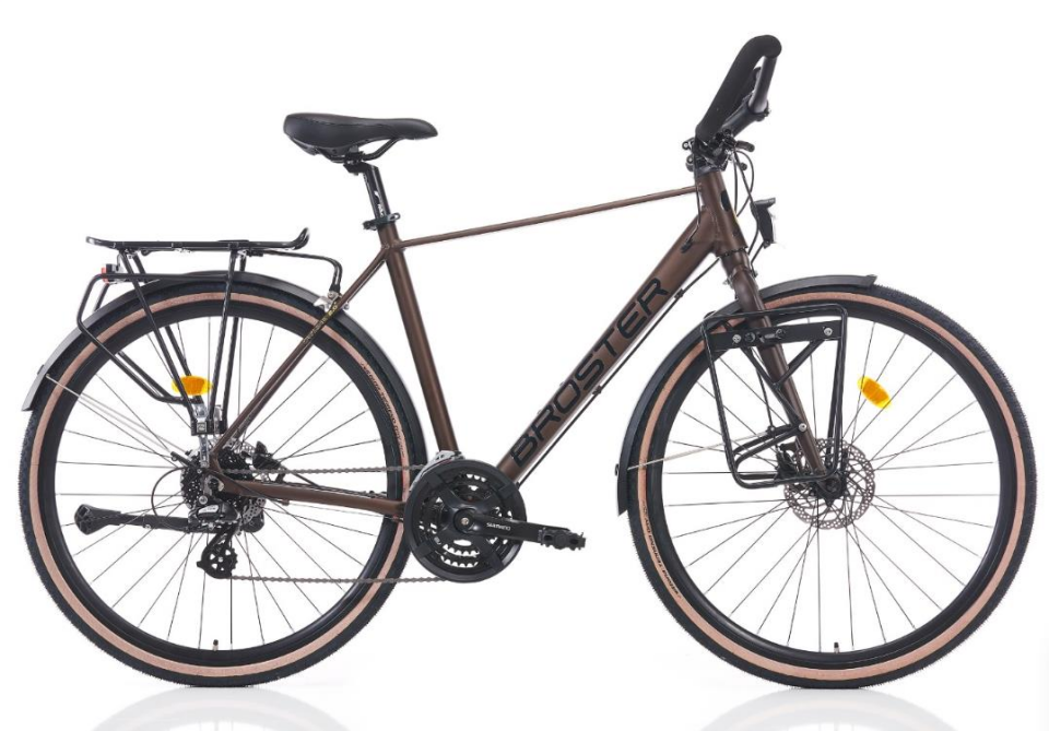 Broster On'line 2.0 Tur Bisikleti 54 Cm 24 Vites Metalik Kahverengi