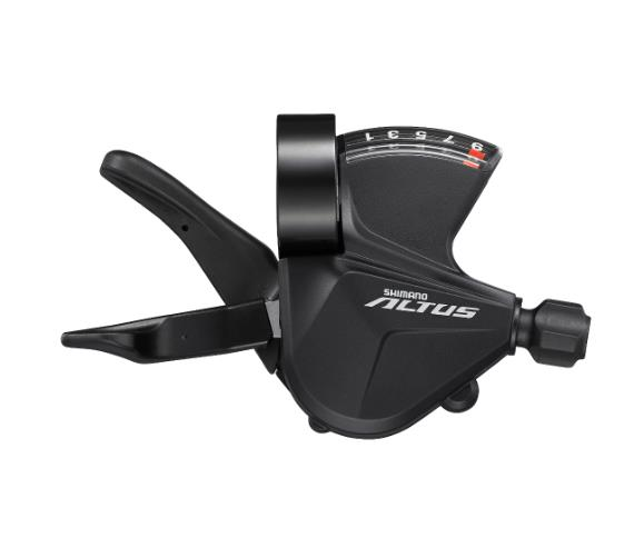 SHIMANO ALTUS Vites kolu SL-M2010-9R 9-vites RAPIDFIRE PLUS Kelepçeli bant Görsel vites kadranı ile