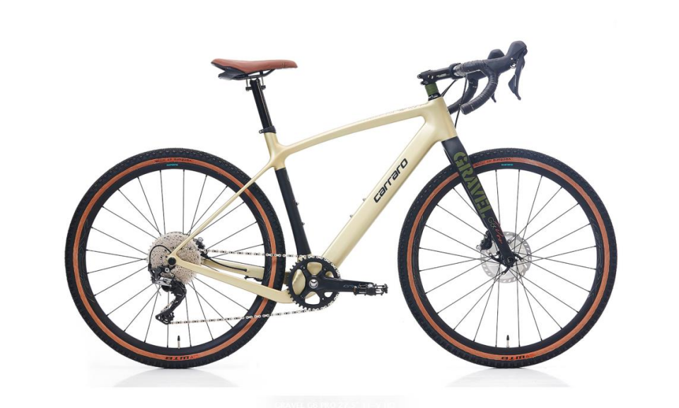 Carraro Gravel G6 Karbon 520H 27,5 Jant Mat Yeşil Siyah Haki Gravel Yol Bisikleti