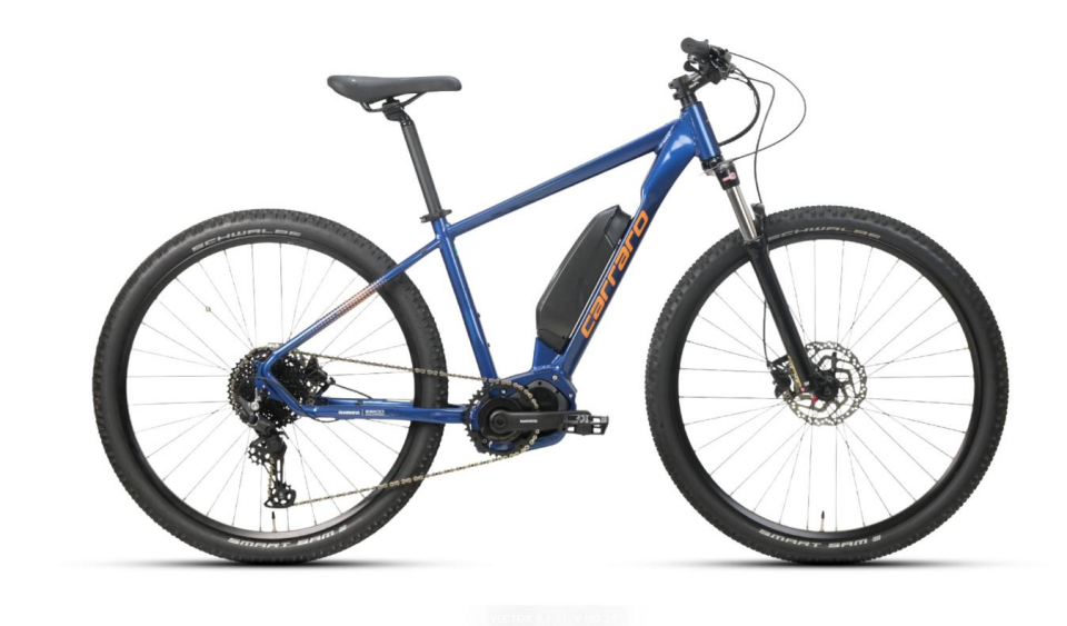 Carraro Vector 9.3 11 Vites H.D. 440H Koyu Mavi Turuncu Elektrikli Dağ Bisikleti