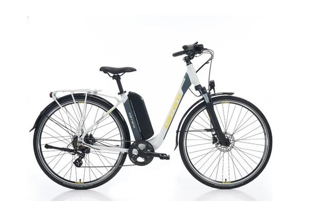 Carraro E-Comfort 28 jant 470H Elektrikli Şehir Bisikleti Mat Storm Gri Antrasit Sarı