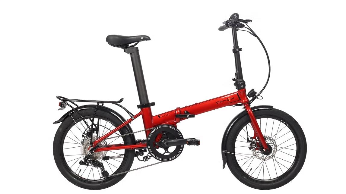 Dahon Unio E20 Disk Elektirkli Katlanır Bisiklet Kırmızı Siyah