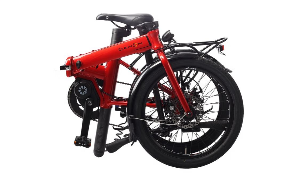 Dahon Unio E20 Disk Elektirkli Katlanır Bisiklet Kırmızı Siyah