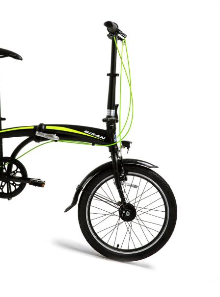 Bisan FX 3500-TRN 7 Vites Siyah Sarı Katlanır Bisiklet