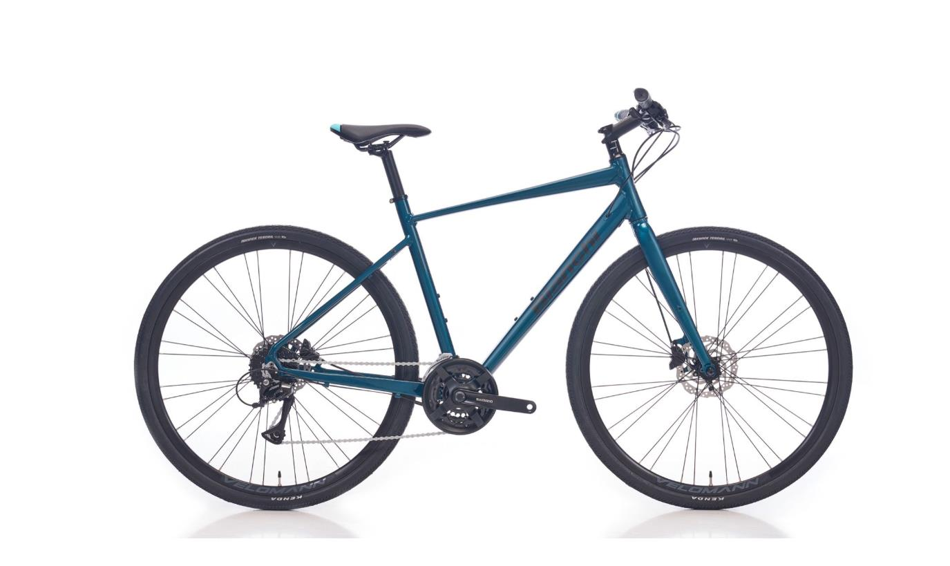 Bianchi Nirone 7 Disk FlatBar Acera 24 Vites 47 CM 28 Jant Koyu Turkuaz Siyah Hybrid Şehir Bisikleti
