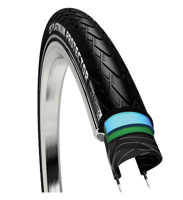 CST Dış Lastik C1920 Platinium  26X1.75 Zırhlı Siyah