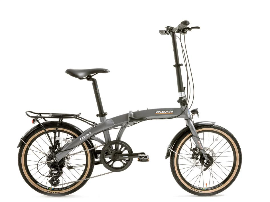 Bisan FX 3600 Altus 8 Vites Katlanır Bisiklet Gri Turuncu