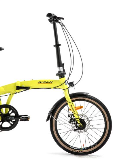 Bisan FX 3600 Acera 9 Vites Katlanır Bisiklet Sarı Siyah