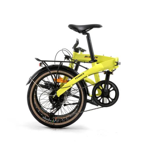 Bisan FX 3600 Acera 9 Vites Katlanır Bisiklet Sarı Siyah