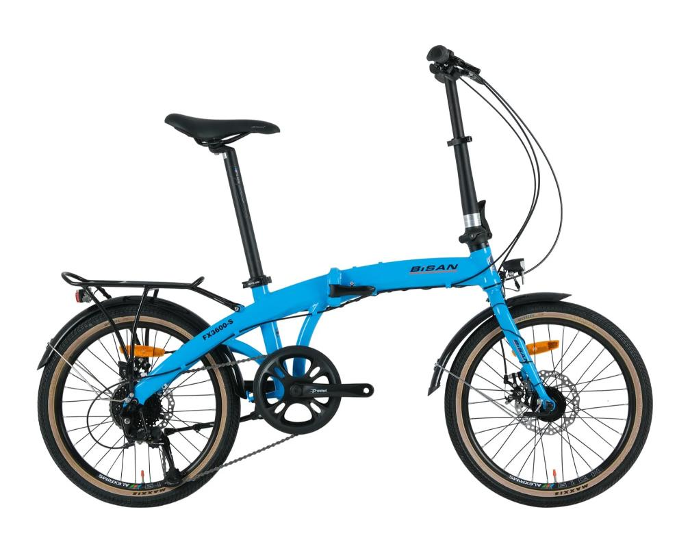 Bisan FX 3600 Acera 9 Vites Katlanır Bisiklet Mavi Siyah