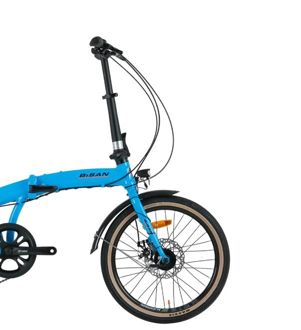 Bisan FX 3600 Acera 9 Vites Katlanır Bisiklet Mavi Siyah