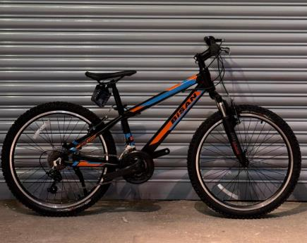 Bisan KDX 2900 V Fren 24 Jant Siyah Turuncu Çocuk  Dağ Bisikleti