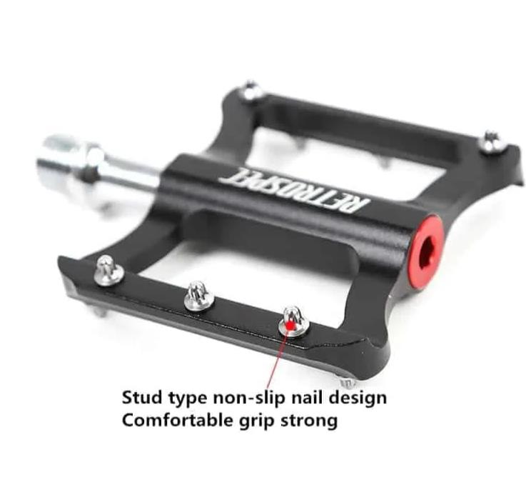 RETROSPEC Hafif Alüminyum Alaşımlı Çivili Yol Bisikleti Pedalları
