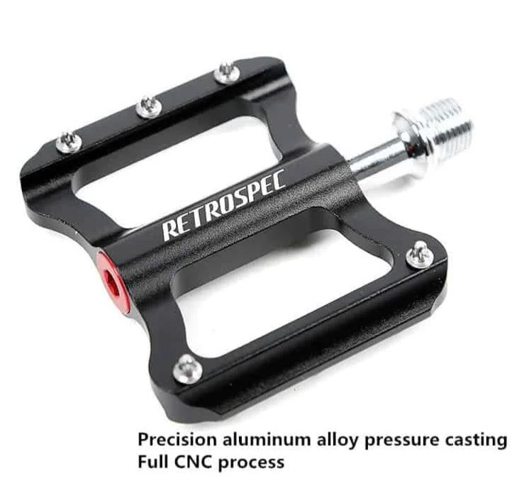 RETROSPEC Hafif Alüminyum Alaşımlı Çivili Yol Bisikleti Pedalları