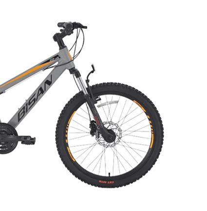 Bisan Cooper 24 Jant  HD Fren Açık Gri Sİyah Turuncu Dağ Bisiklet