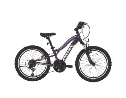 Bisan Gazella 20 Jant Metalik Mor Açık Pembe Kız Çocuk Dağ Bisikleti