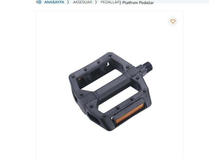 Briviga HF-883 Platform Plastik Tek Parça Pedal