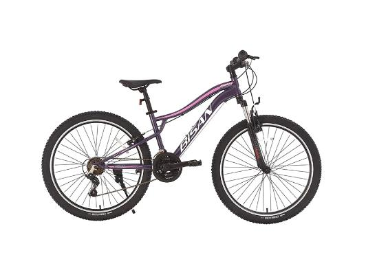 Bisan Gazella 26 Metalik Mor Açık Pembe Kız Dağ Bisikleti