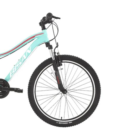 Bisan Gazella 26 Turkuaz Pembe Kız Dağ Bisikleti