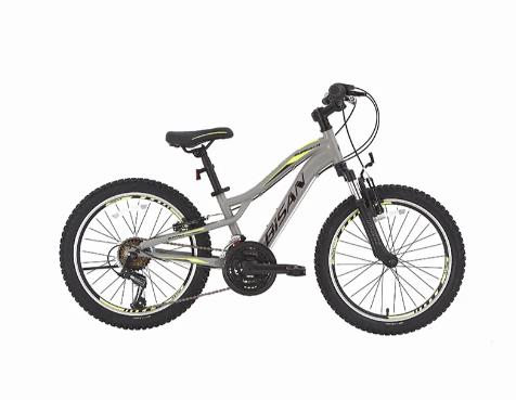 Bisan Buffalo 20 Jant Açık Gri  Sarı Çocuk Dağ Bisikleti