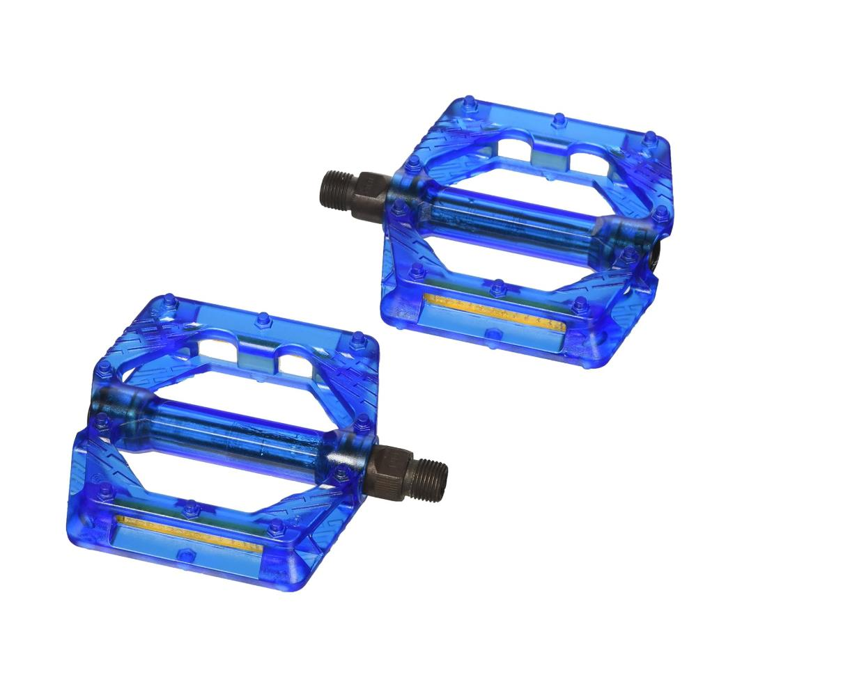 XLC PD-M16 Bilyalı Transparan Platform Bisiklet Pedalı Şeffaf Mavi