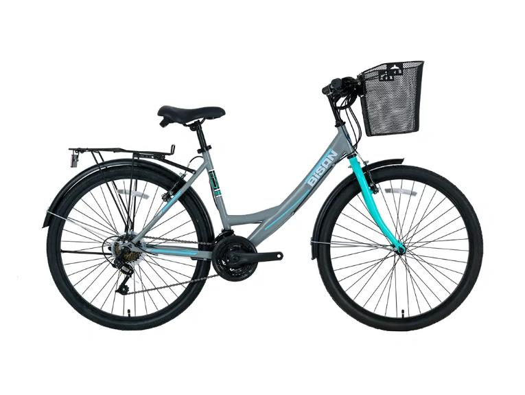 Bisan Mabella 26 Jant Şehir Bisikleti Açık Gri Yeşil Renk