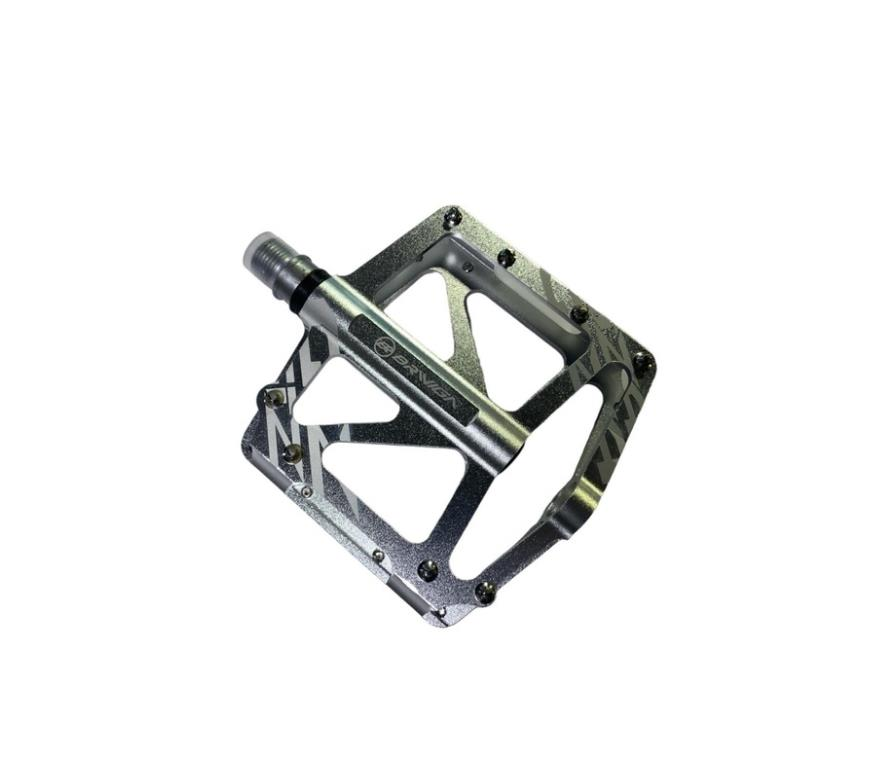 Briviga PDL-3304 Platform Alimünyum CNC Rulmanlı Pedal Krom Siyah