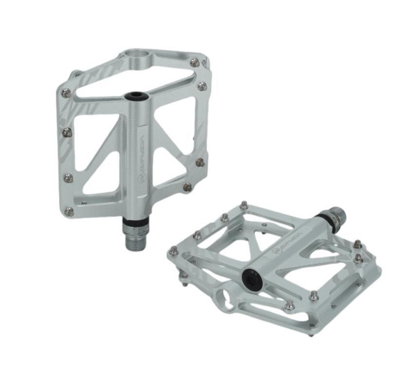 Briviga PDL-3304 Platform Alimünyum CNC Rulmanlı Pedal Krom Siyah