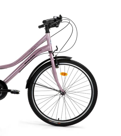Bisan Smile 26 Jant 44Cm 7 Vites Pembe Silver Şehir Bisiklet
