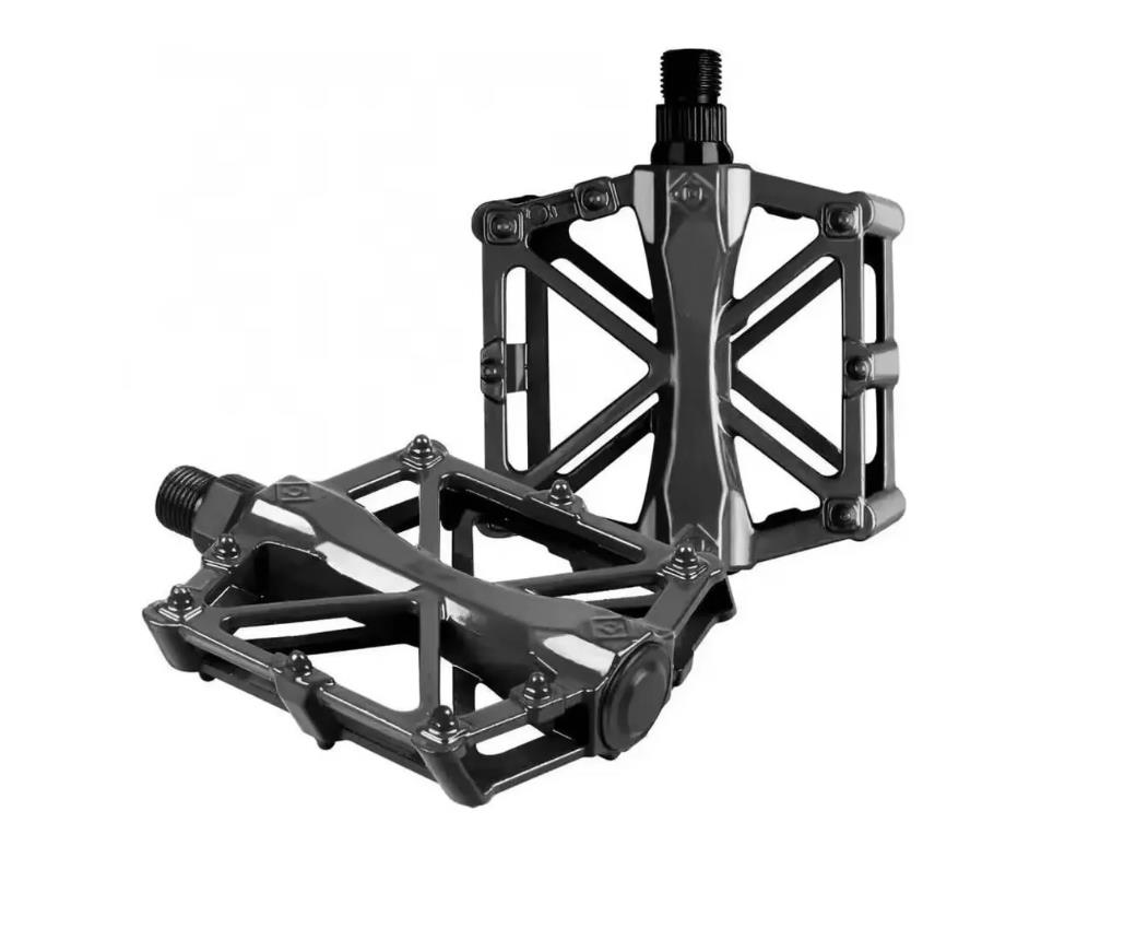 XBYC 1815 Bilyalı Bisiklet Platform Pedal Geniş Yapılı Bilyalı Alüminyum Pedal Siyah