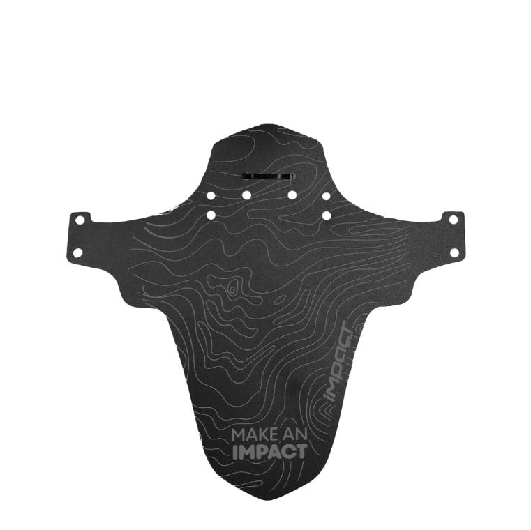 Impact Mde-35 Mtb Plastik Ön Çamurluk Gri