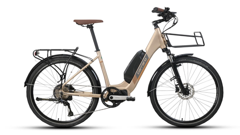 Carraro Padova LTD 440H 26 Jant Elektrikli Şehir Bisikleti Metalik Bej Kahverengi Gri