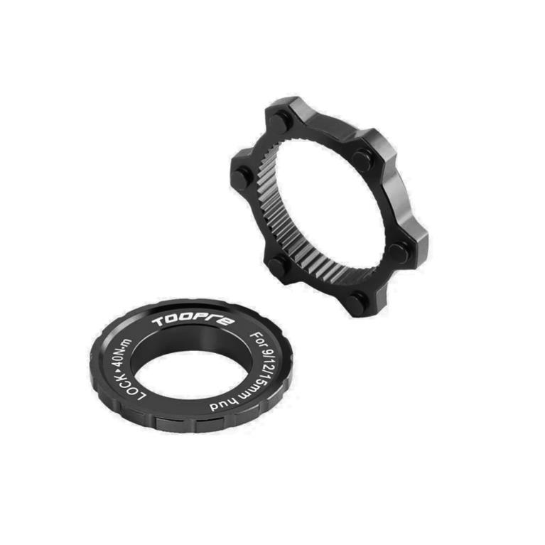 Toopre Center Lock Disk, 6 Vida Rotor Dönüştürücü Adaptör Siyah