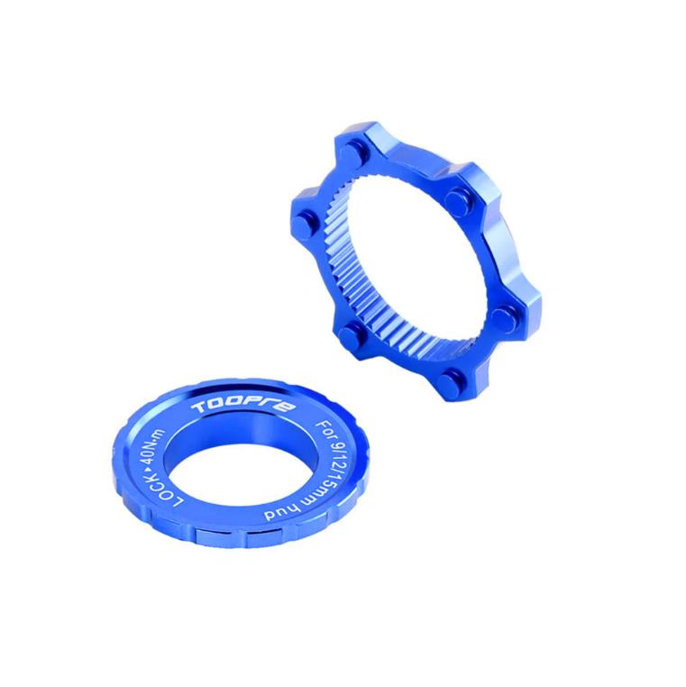 Toopre Center Lock Disk, 6 Vida Rotor Dönüştürücü Adaptör Mavi