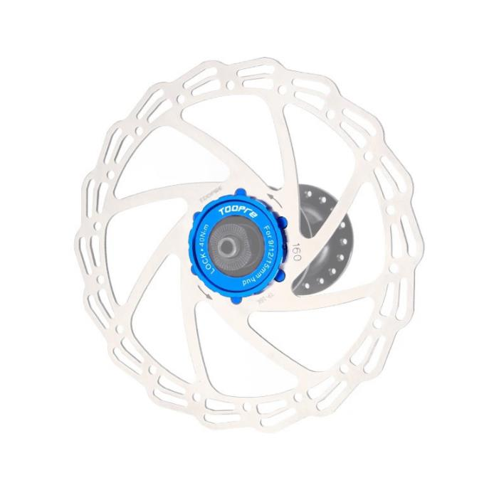 Toopre Center Lock Disk, 6 Vida Rotor Dönüştürücü Adaptör Mavi
