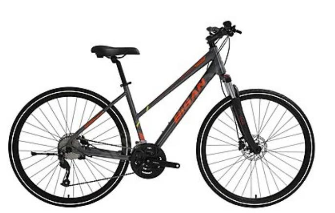 Bisan TRX 8300 Tourney 45 CM Mat Gri Turuncu Şehir Bisikleti