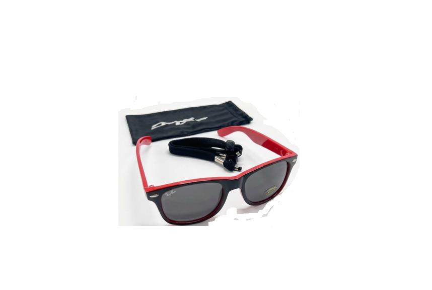 XLC Rayban Tek Camlı Gözlük Kırmızı Siyah