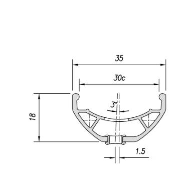 Mach1 Jant Çemberi 27.5 Jant 36 Delik Disk Yüzüklü