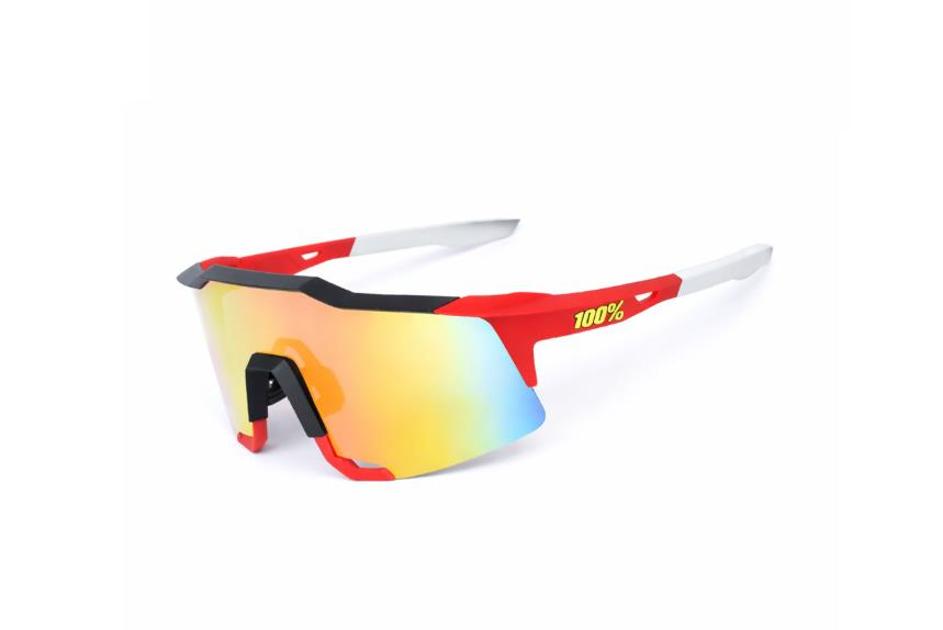 XBYC G4681 %100 Bisiklet Sürüş Gözlüğü Polarize Cam Yarı Çerçevesiz Spor Gözlüğü UV400 Lens Siyah