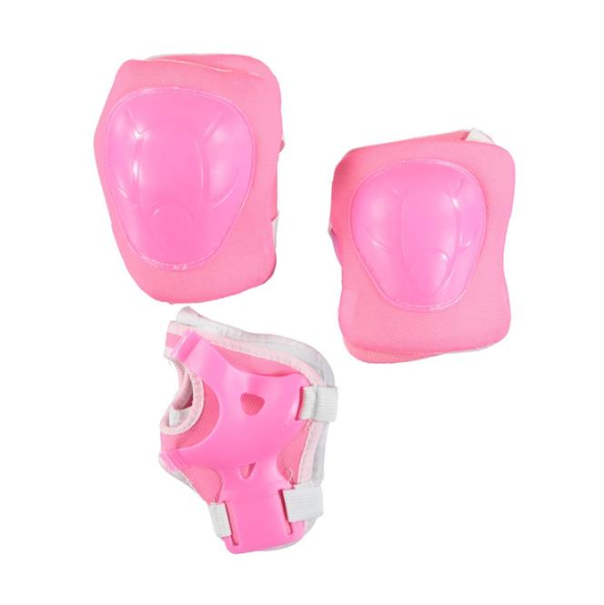 Çocuk Bisiklet Dizlik-Dirseklik- Bileklik Seti - Pembe