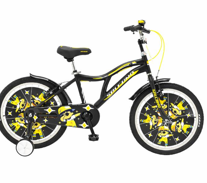 Salcano Badboy 20 Jant Siyah Sarı Erkek Çocuk Bisikleti