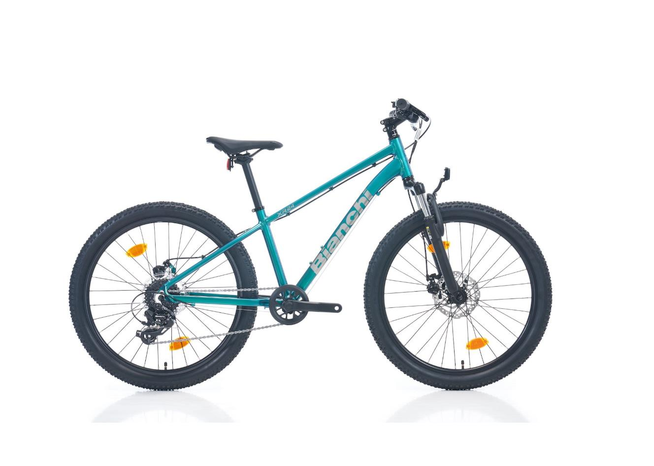 Bianchi XR24 33CM 24 jant 8 Vites Mekanik Disk Frenli Carina Silver Çocuk Dağ Bisikleti