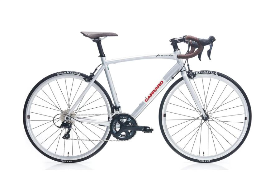 Carraro Freccıa 540H18-V Gümüş Beyaz Kırmızı Siyah Yol Yarış Bisikleti