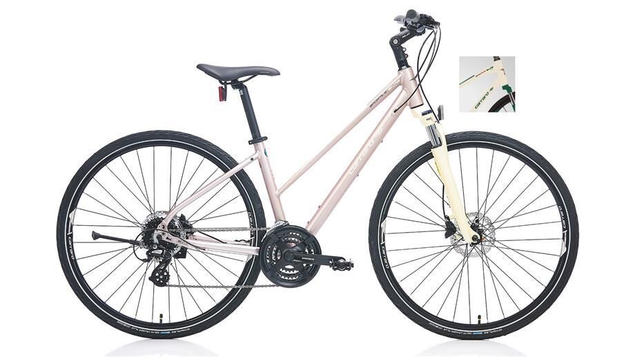 Carraro Sportive 226 406H Kadın Şehir Bisikleti Mat Bej Yeşil Kahverengi