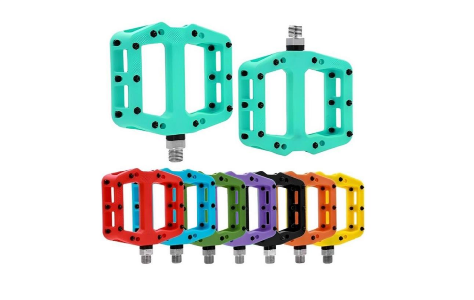 BRIVIGA - Turuncu Nylon Gövdeli, CNC İşlemeli CR-MO Akslı, 3 Kapalı Rulmanlı Pedal (101x113mm)